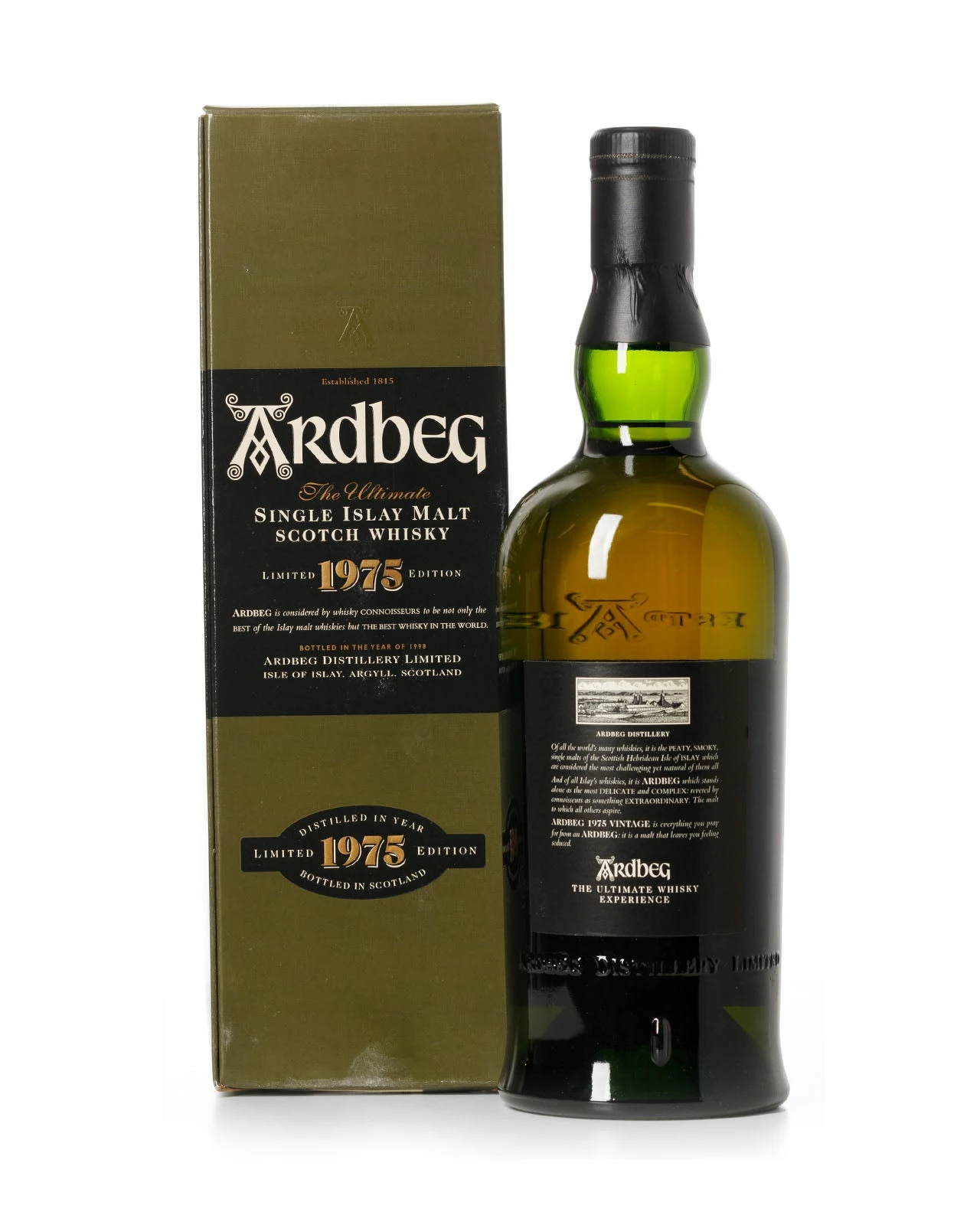 Ardbeg 1975 23 Year Old Bottled 1998 With Original Box 4 Ardbeg 1975 23 Year Old Bottled 1998 With Original Box - Image 2