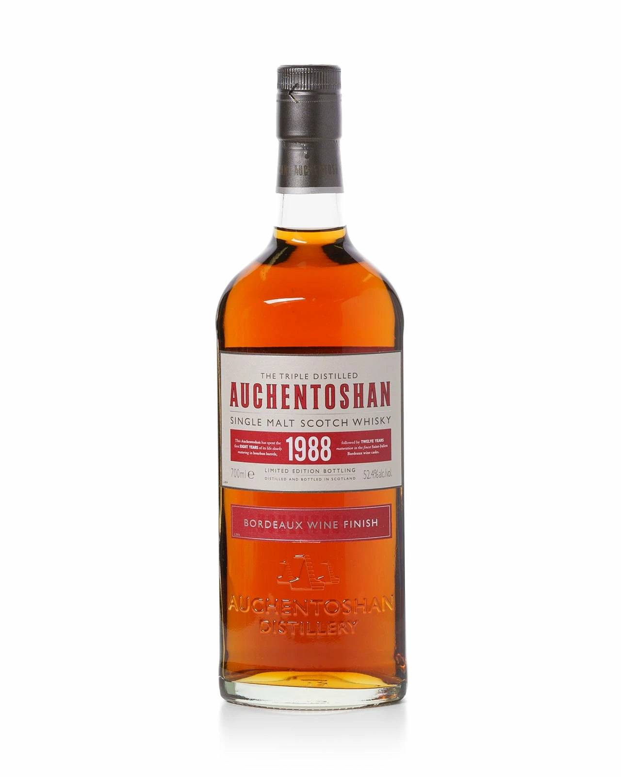 Auchentoshan 1988 20 Year Old Bordeaux Finish With Original Box 4 Auchentoshan 1988 20 Year Old Bordeaux Finish With Original Box - Image 2