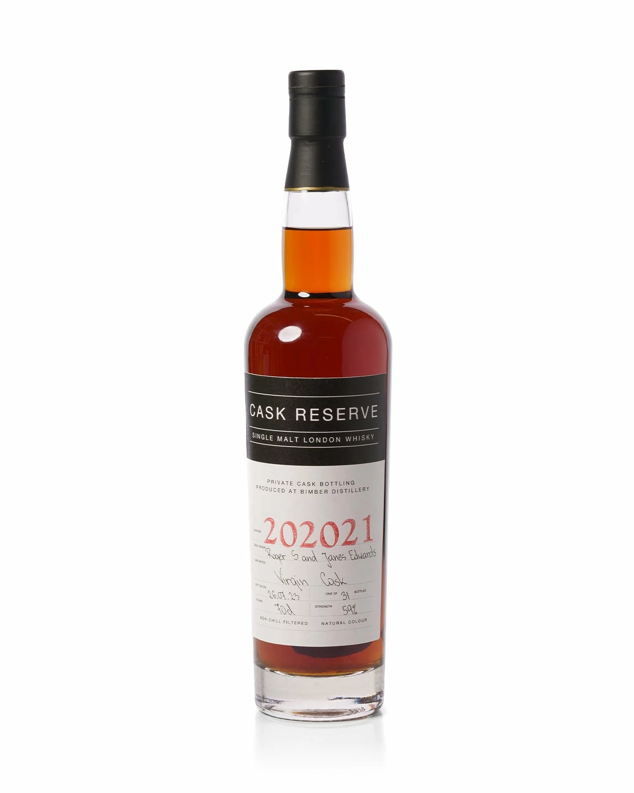 Bimber Cask Reserve #202021 70cl 59% With Original Tube 4 Bimber Cask Reserve #202021 70cl 59% With Original Tube - Image 2