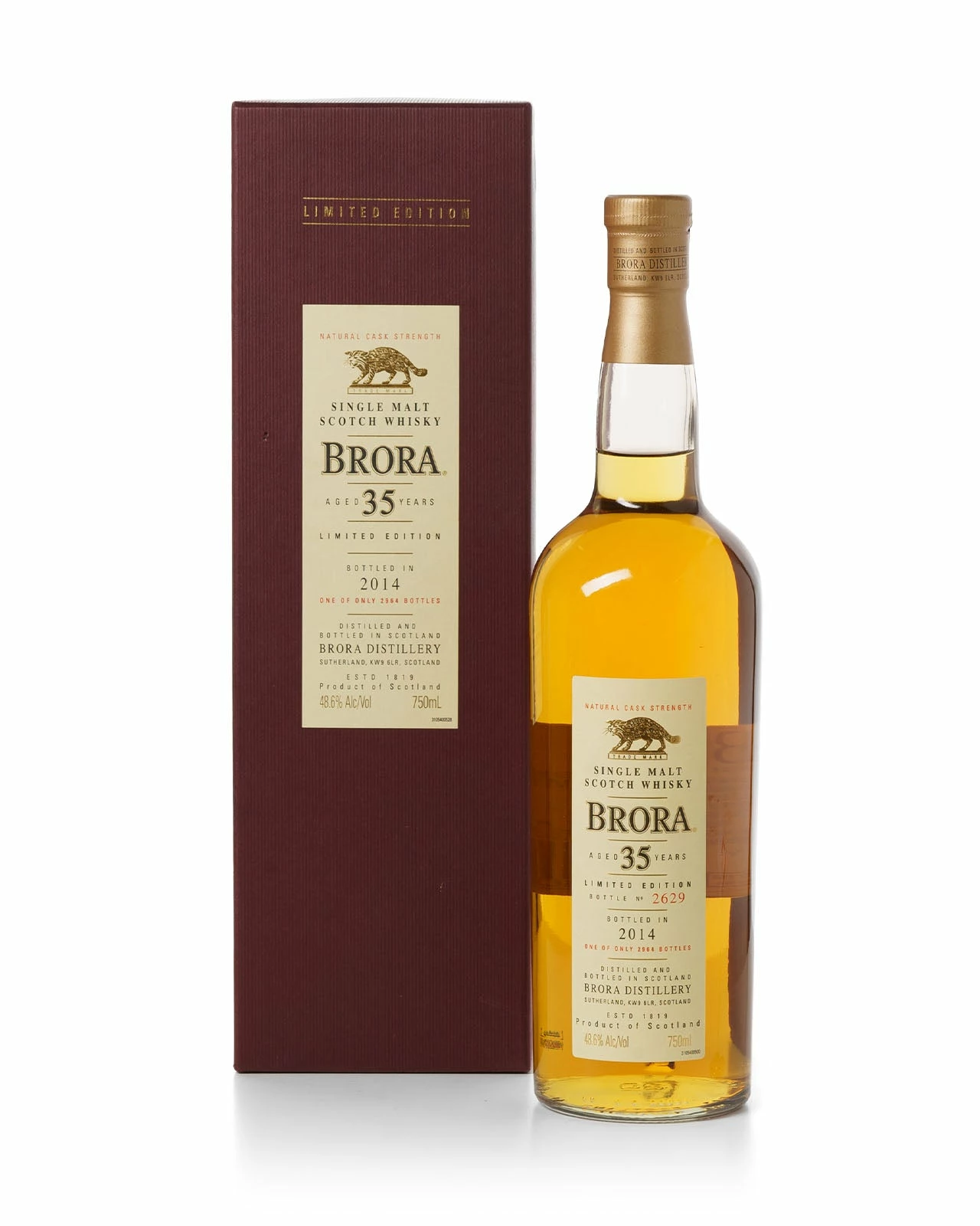 Brora 35 Year Old Special Release Bottled 2014 750ml With Original Box 3 Brora 35 Year Old Special Release Bottled 2014 750ml With Original Box