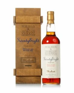Glenlivet 1975 28 Year Old Wilson & Morgan Barrel Selection Bottled 2003 With Original Wood Box