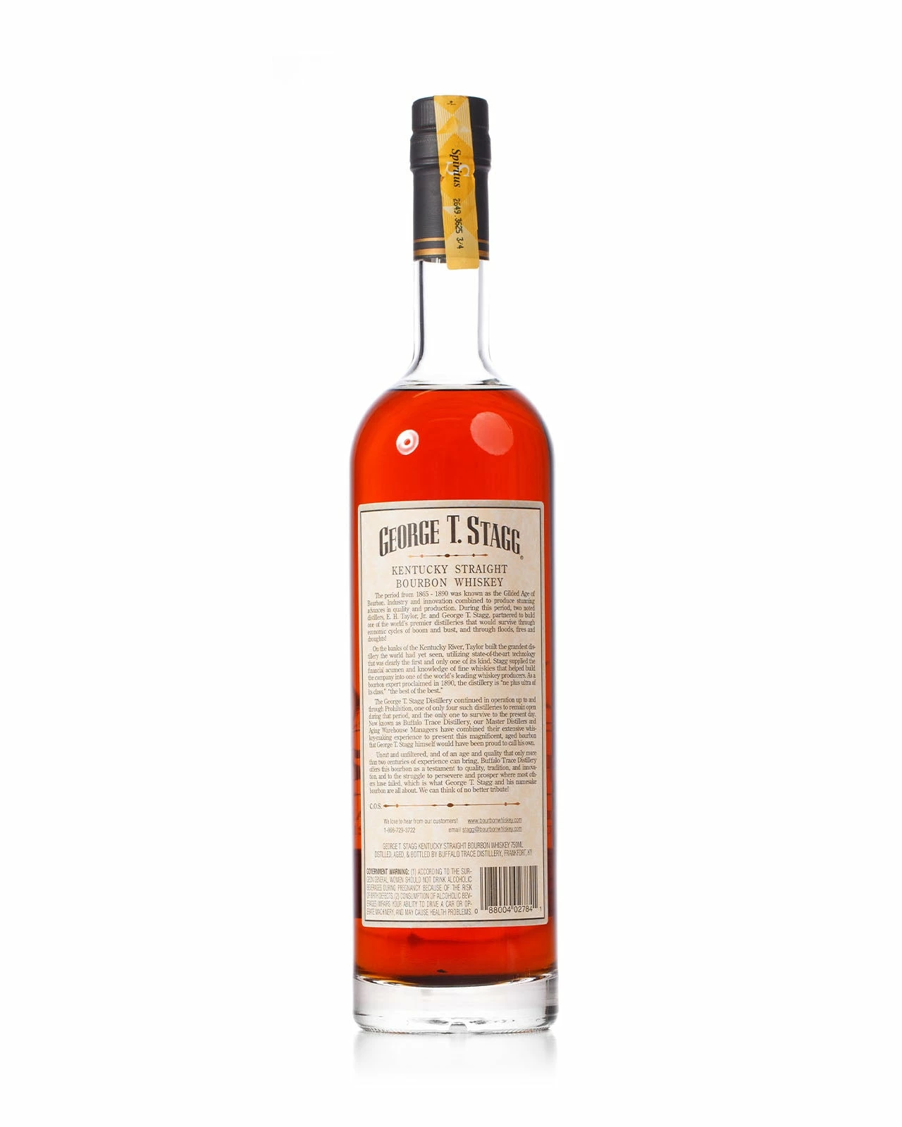 George T. Stagg 1990 15 Year Old Hazmat II Limited Edition Bourbon Bottled 2005 141.2 Proof 750ml 3 George T. Stagg 1990 15 Year Old Hazmat II Limited Edition Bourbon Bottled 2005 141.2 Proof 750ml - Image 2