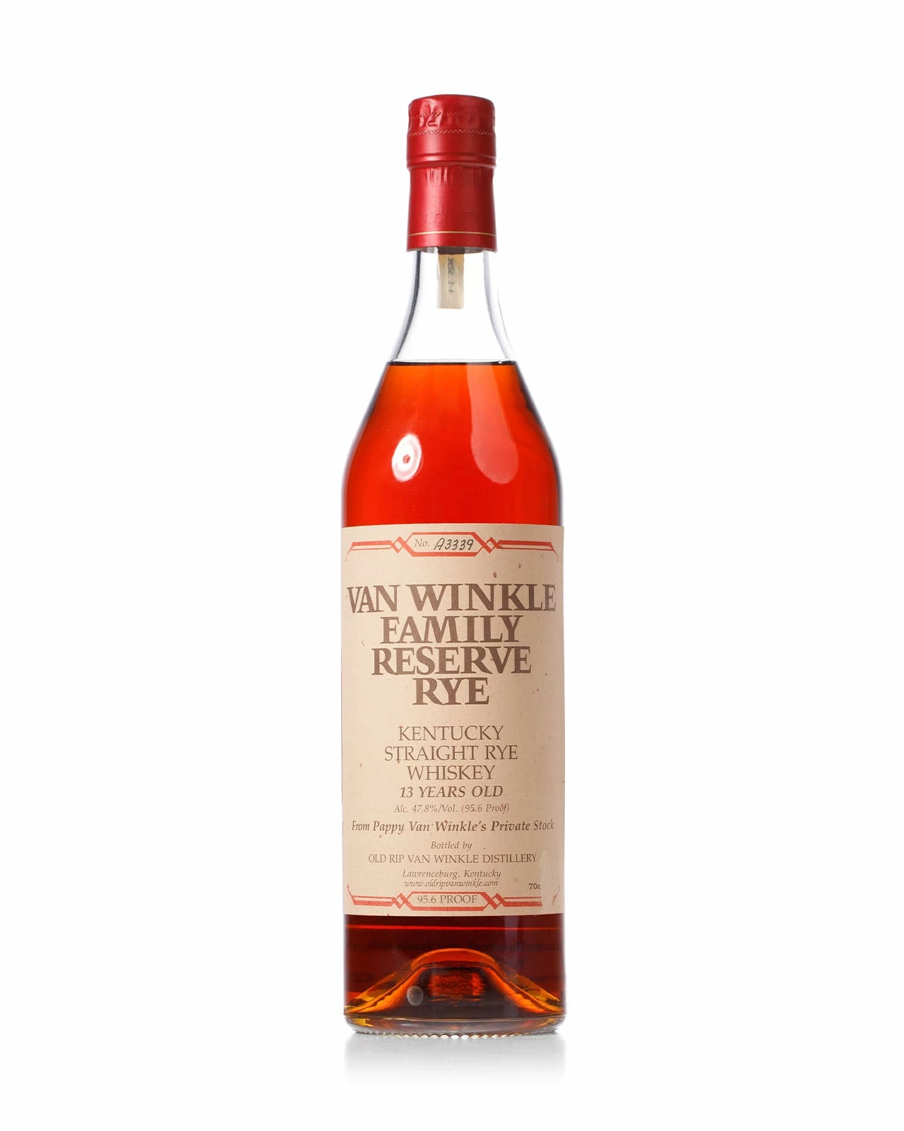 Van Winkle 13 Year Old Family Reserve No. A3339 3 Van Winkle 13 Year Old Family Reserve No. A3339