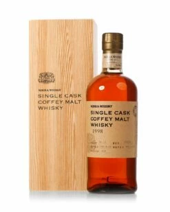 Nikka 1998 12 Year Old Single Cask Coffey Malt Bottled 2011 With Original Wood Box Cask No. 102110