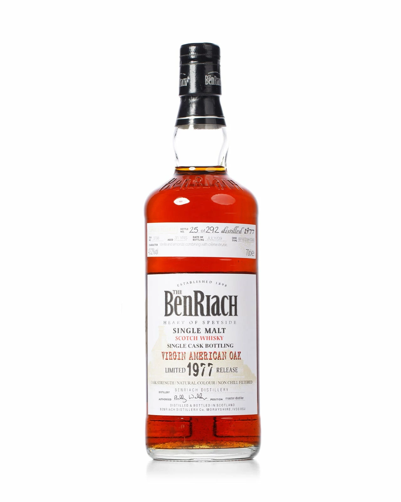 BenRiach 1977 31 Year Old Bottled 2009 3 BenRiach 1977 31 Year Old Bottled 2009