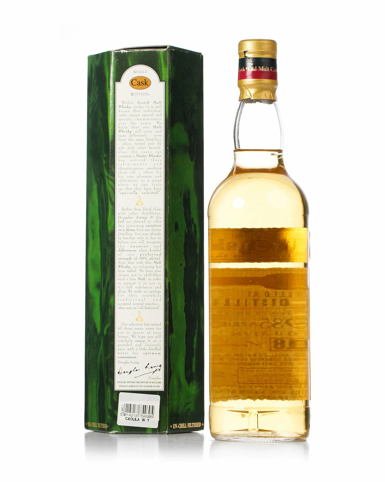 Caol Ila 1985 18 Year Old Old Malt Cask Douglas Laing Bottled 2003 With Original Box 4 Caol Ila 1985 18 Year Old Old Malt Cask Douglas Laing Bottled 2003 With Original Box - Image 2