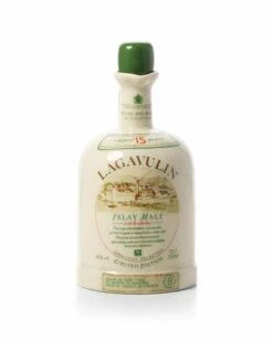 Lagavulin 1980s 15 Year Old White Horse In Ceramic Bottle