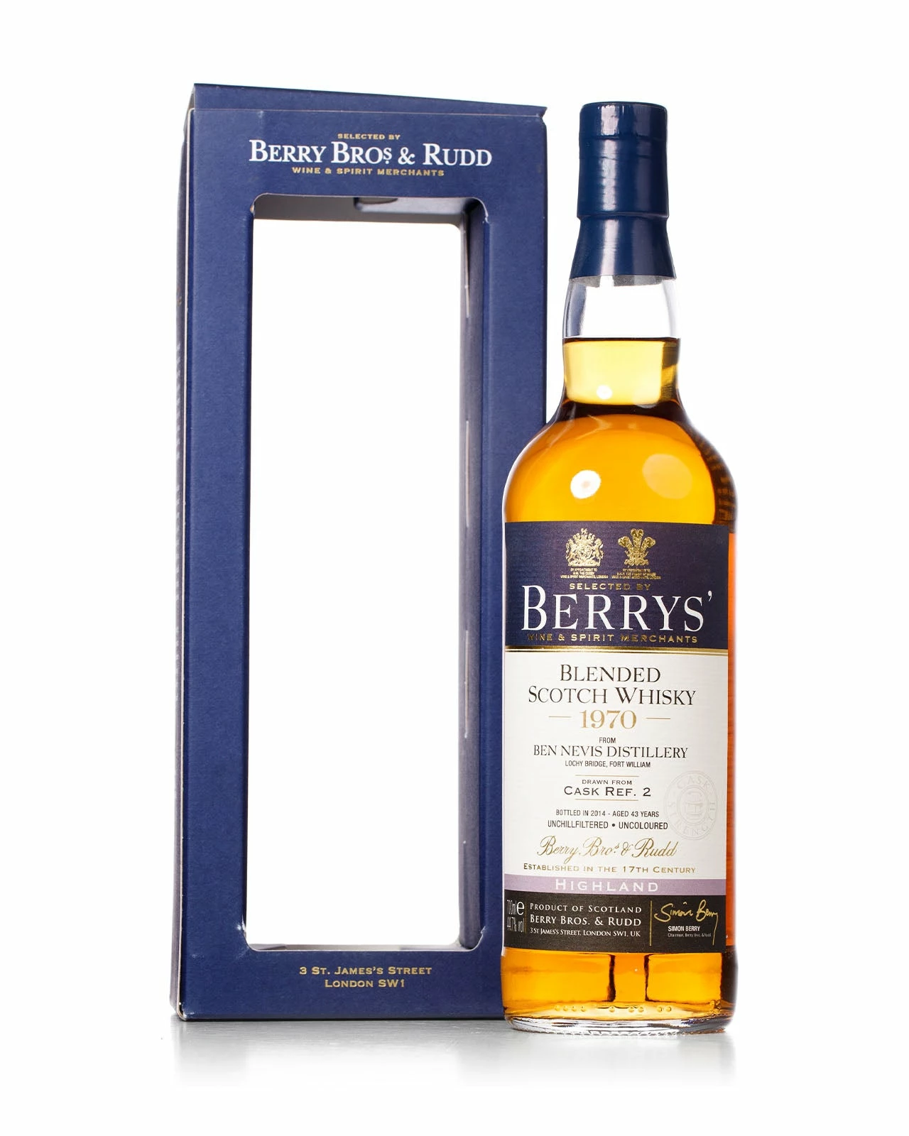 Ben Nevis 1970 43 Year Old Berry Bros & Rudd Blend Bottled 2014 3 Ben Nevis 1970 43 Year Old Berry Bros & Rudd Blend Bottled 2014