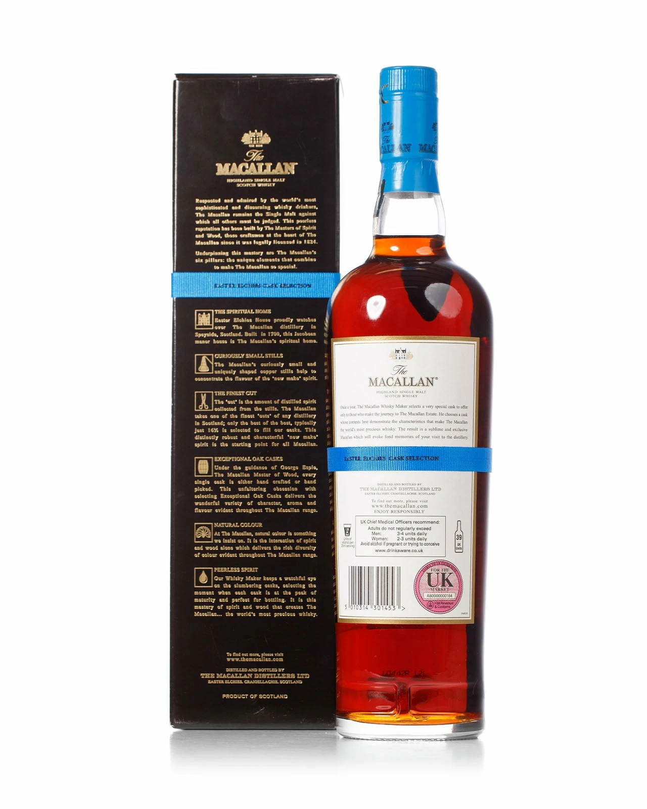 Macallan 1996 17 Year Old Easter Elchies Blue Ribbon Bottled 2013 With Original Box 4 Macallan 1996 17 Year Old Easter Elchies Blue Ribbon Bottled 2013 With Original Box - Image 2