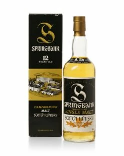 Springbank 12 Year Old Campbeltown Malt 1980s With Original Box
