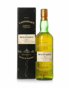 Bruichladdich 1968 25 Year Old Cadenhead's Authentic Collection Bottled 1993 With Original Box