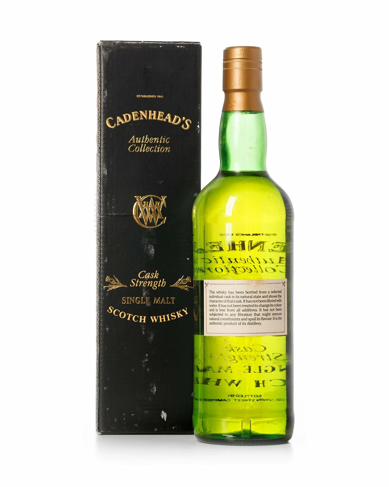 Knockando 1980 12 Year Old Cadenhead's Authentic Collection Bottled 1992 With Original Box 4 Knockando 1980 12 Year Old Cadenhead's Authentic Collection Bottled 1992 With Original Box - Image 2
