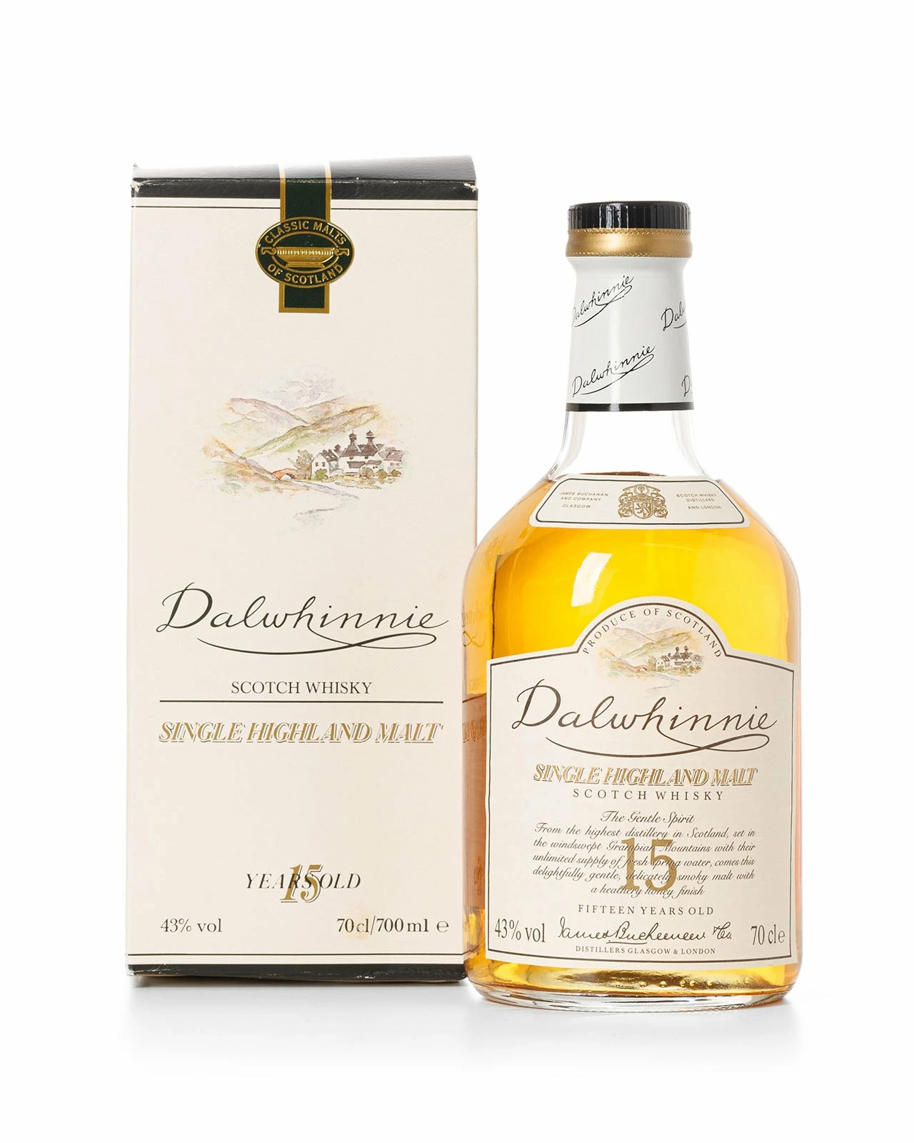 Dalwhinnie 15 Year Old Bottled 1990s With Original Box 3 Dalwhinnie 15 Year Old Bottled 1990s With Original Box
