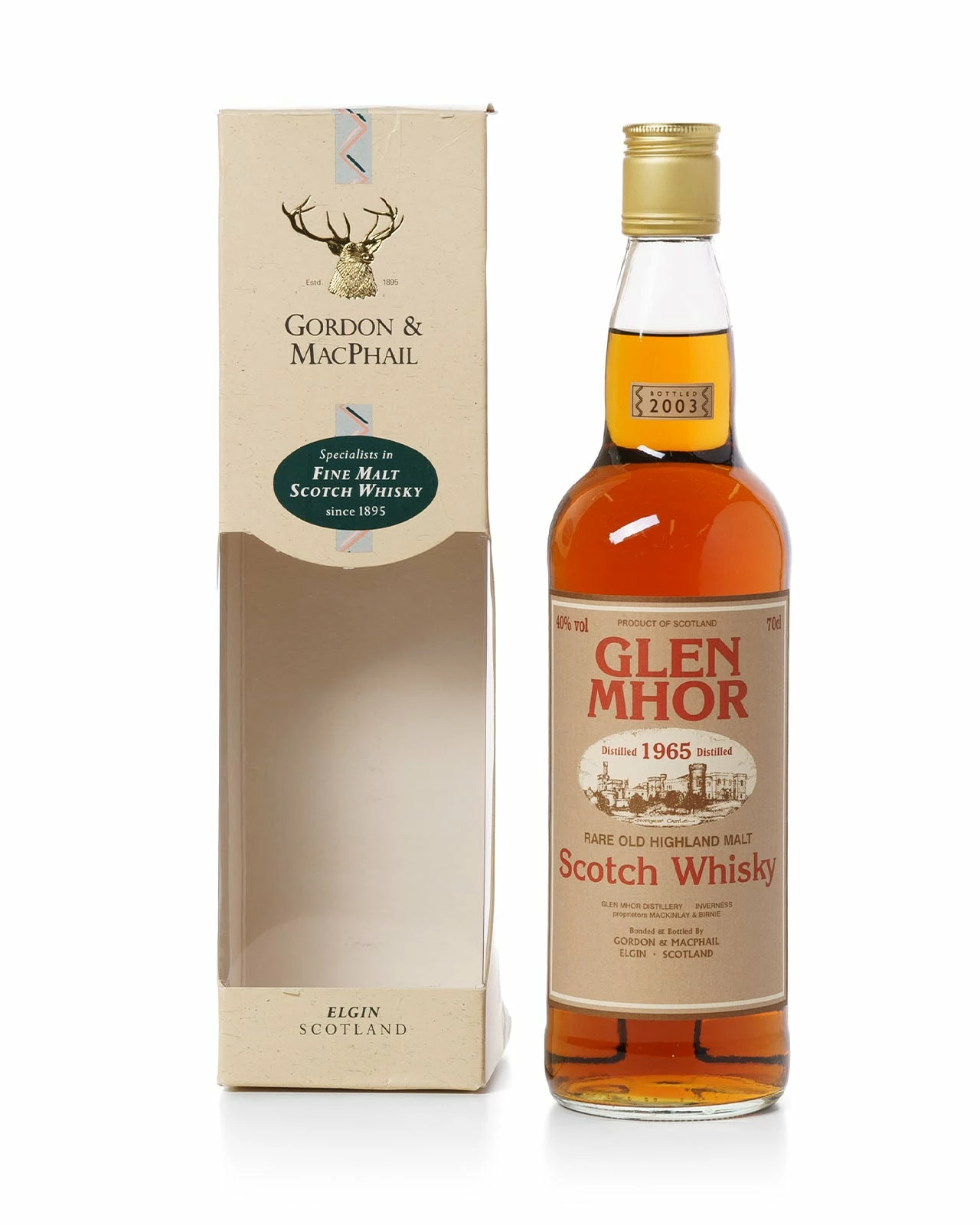 Glen Mhor 1965 Gordon & Macphail Bottled In 2003 With Original Box 4 Glen Mhor 1965 Gordon & Macphail Bottled In 2003 With Original Box - Image 2