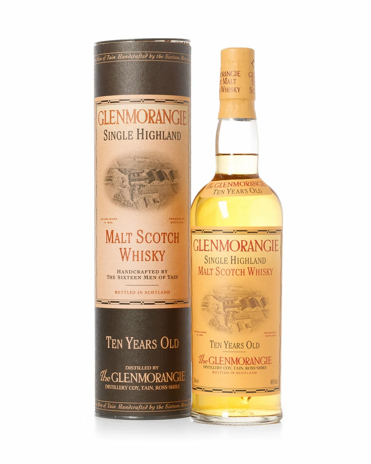 Glenmorangie Ten Year Old With Original Tube 3 Glenmorangie Ten Year Old With Original Tube