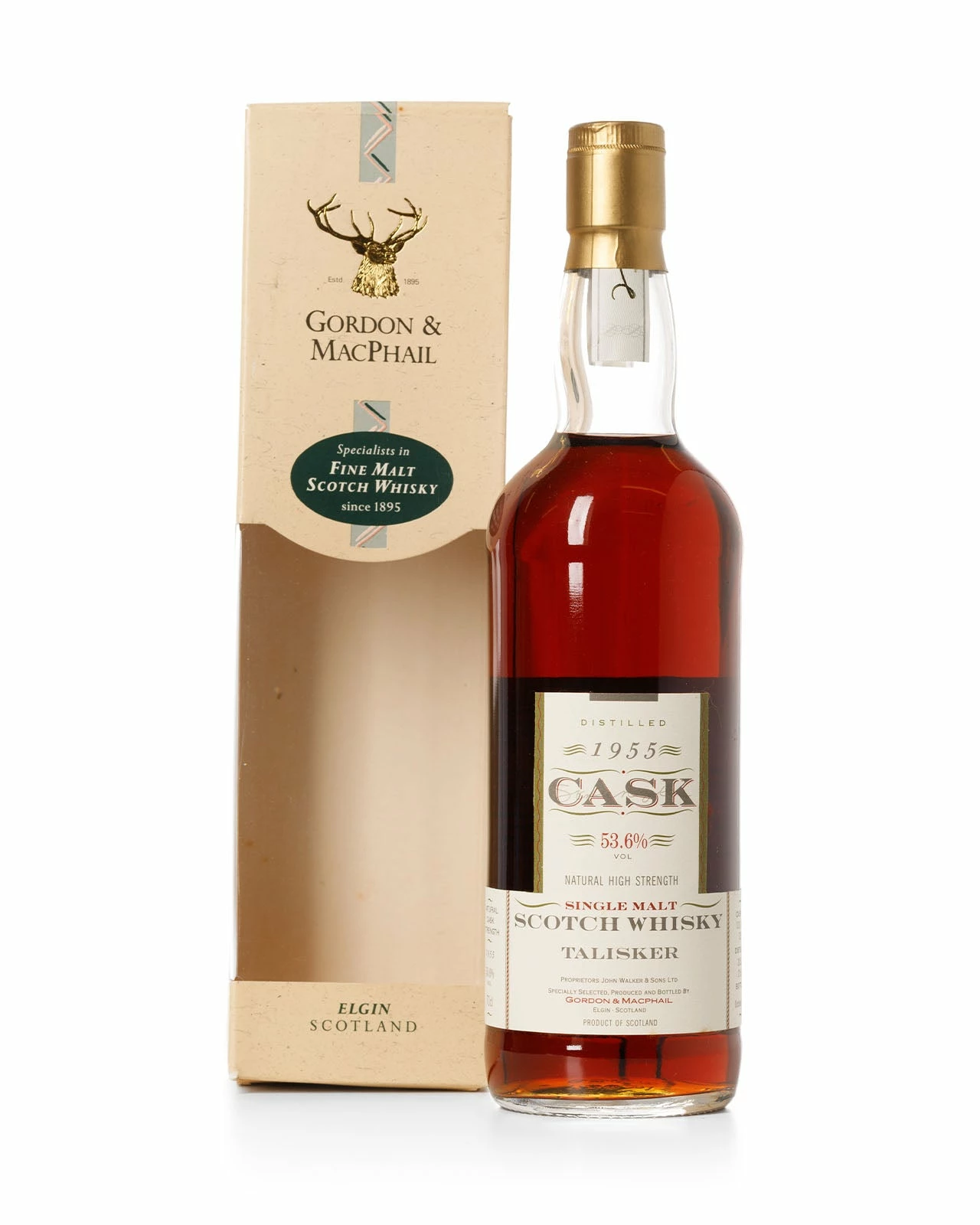 Talisker 1955 38 Year Old Gordon & Macphail Cask Strength With Original Box 3 Talisker 1955 38 Year Old Gordon & Macphail Cask Strength With Original Box