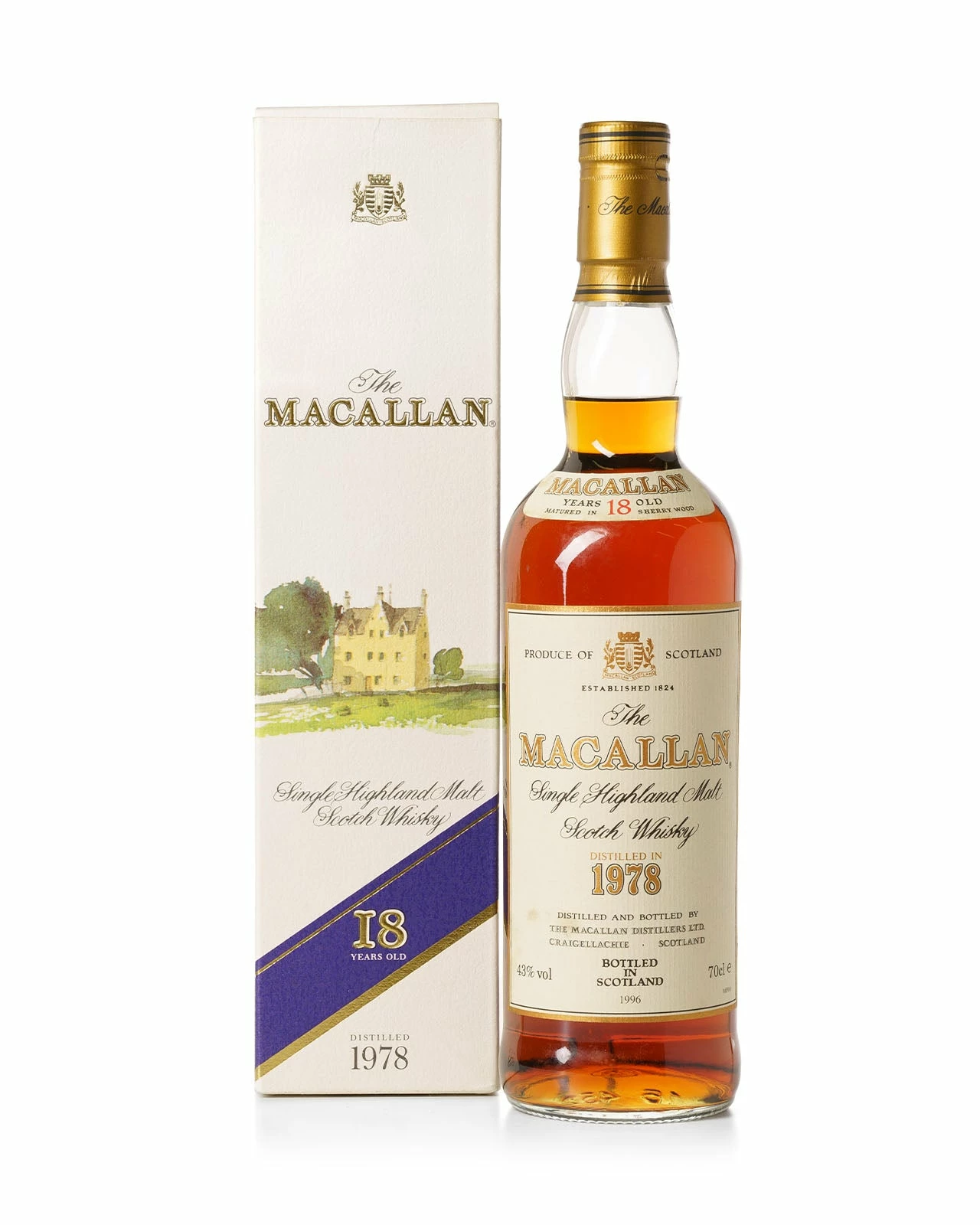 Macallan 1978 18 Year Old Bottled In 1996 With Original Box 3 Macallan 1978 18 Year Old Bottled In 1996 With Original Box