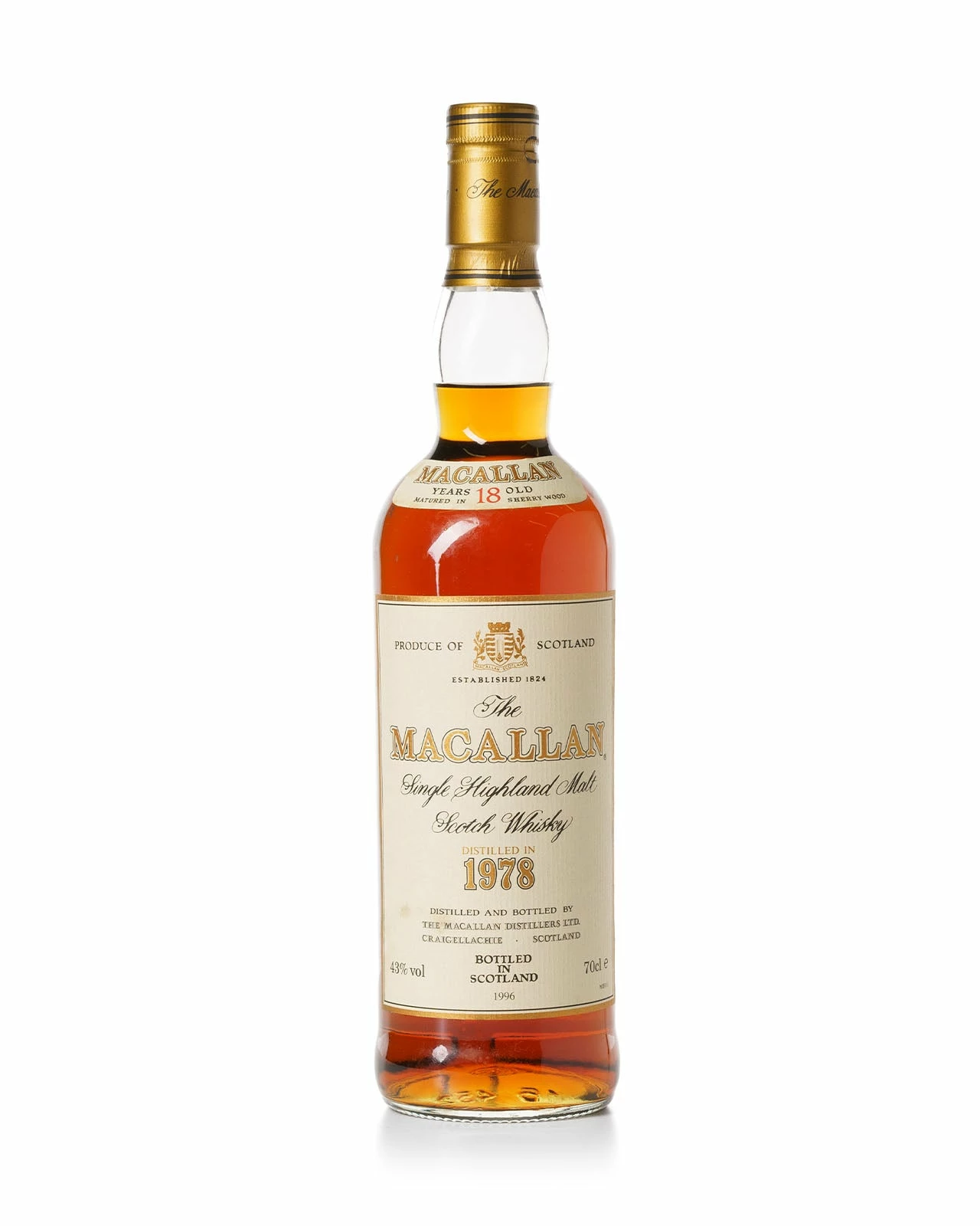 Macallan 1978 18 Year Old Bottled In 1996 With Original Box 4 Macallan 1978 18 Year Old Bottled In 1996 With Original Box - Image 2