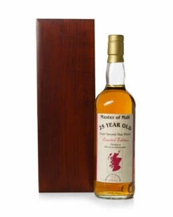 Macallan 25 Year Old Master Of Malt With Original Wooden Box