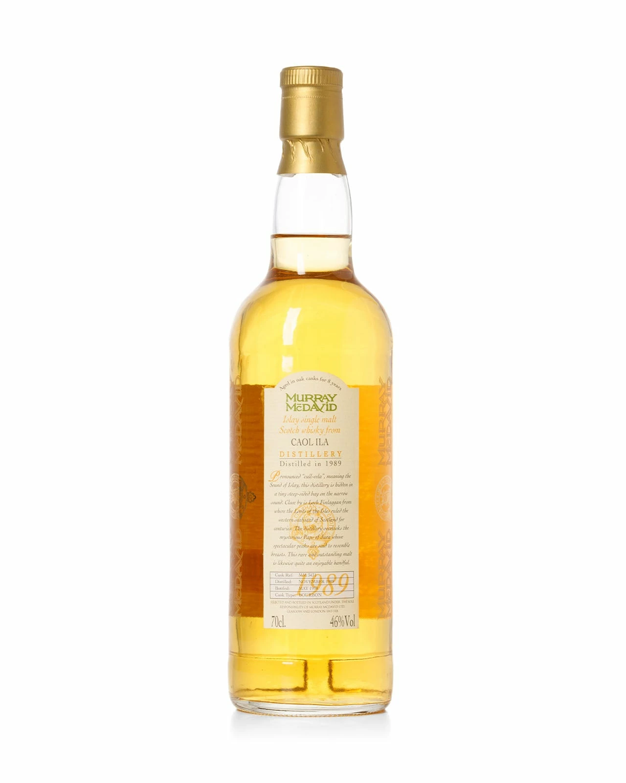 Caol Ila 1989 8 Year Old Murray McDavid Bottled 1998 3 Caol Ila 1989 8 Year Old Murray McDavid Bottled 1998