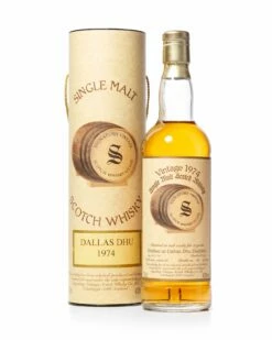 Dallas Dhu 1974 21 Year Old Signatory Vintage Bottled 1995 With Original Tube