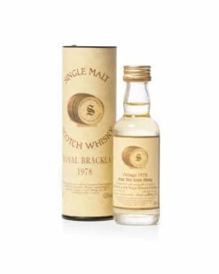 Royal Brackla 1978 Signatory Vintage Bottled 1993 5cl Miniature With Original Tube