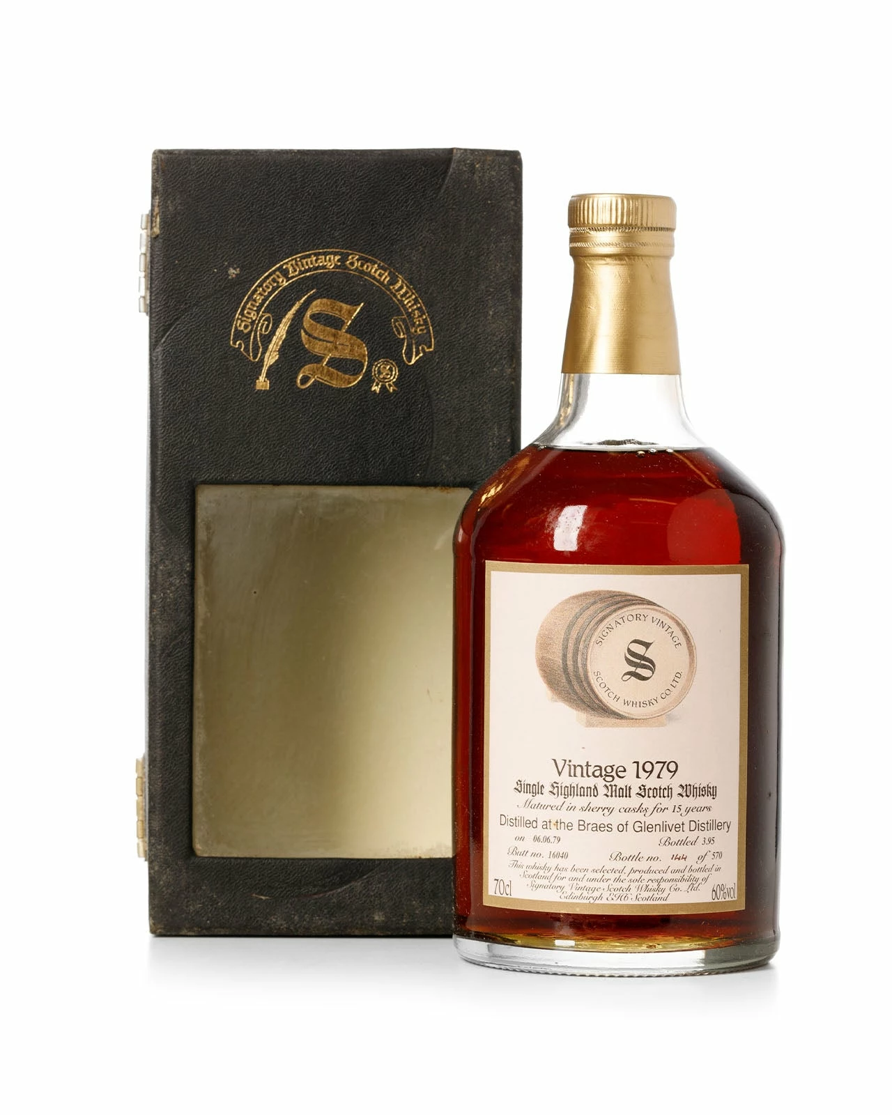 Braes Of Glenlivet 1979 15 Year Old Signatory Vintage Bottled 1995 With Original Box 3 Braes Of Glenlivet 1979 15 Year Old Signatory Vintage Bottled 1995 With Original Box