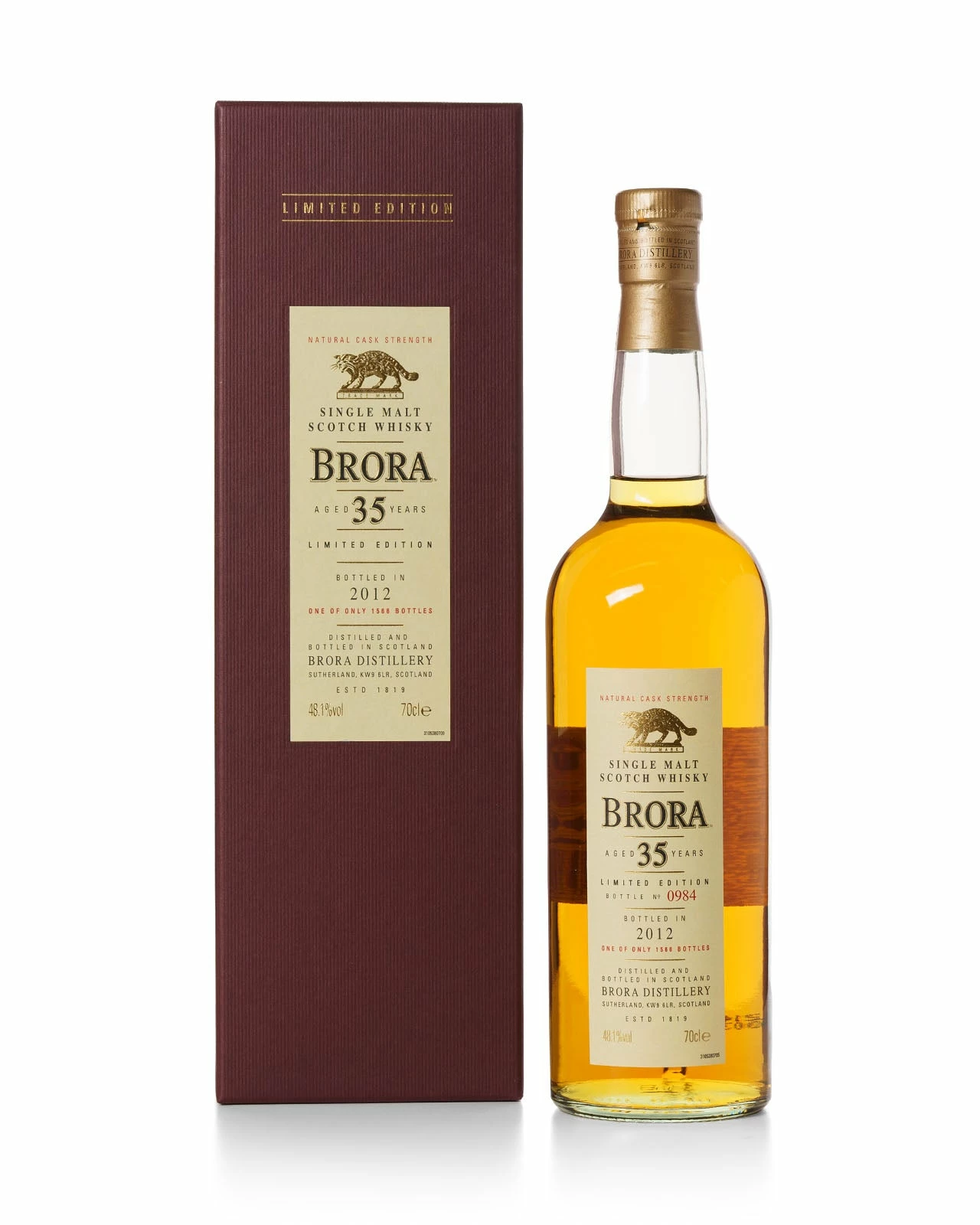Brora 35 Year Old Special Release Bottled 2012 With Original Box 3 Brora 35 Year Old Special Release Bottled 2012 With Original Box
