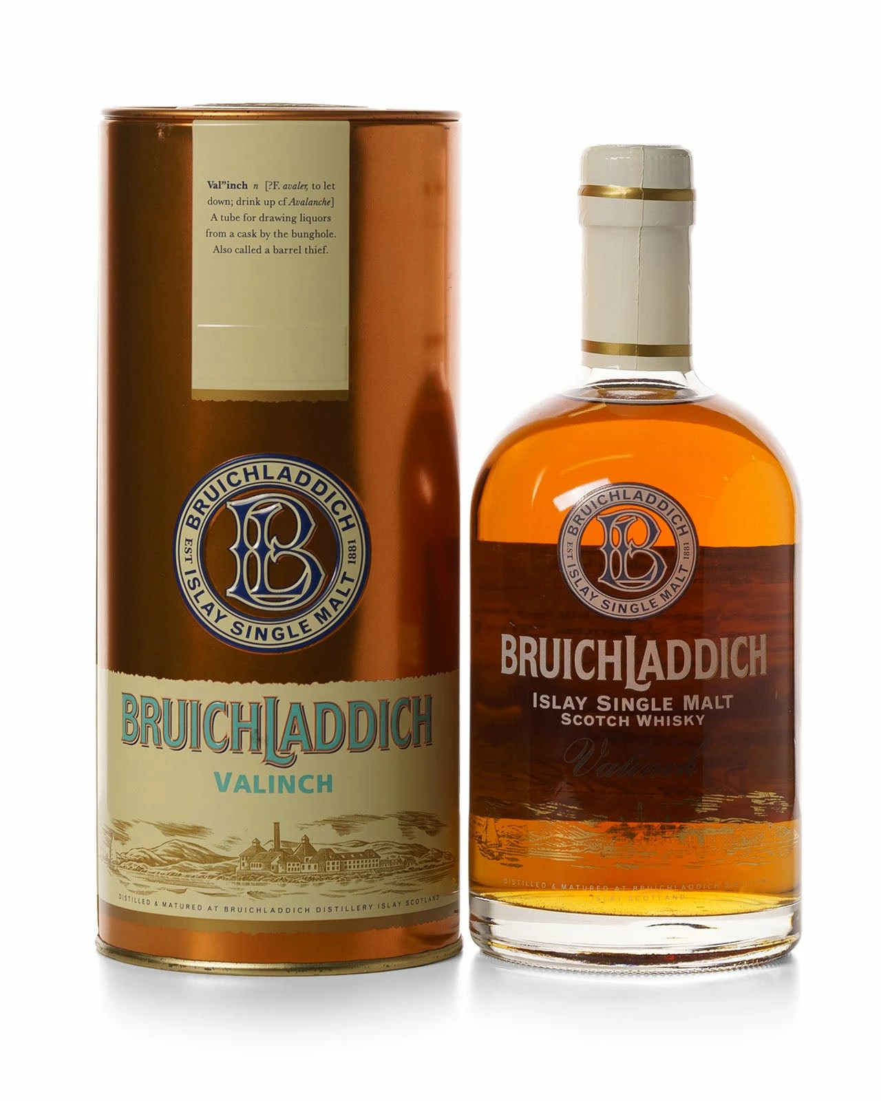 Bruichladdich Valinch 1990 "Pig Picture" Bottled 2003 50cl With Original Tin 3 Bruichladdich Valinch 1990 "Pig Picture" Bottled 2003 50cl With Original Tin