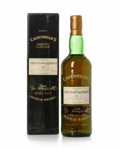 Glen Elgin-Glenlivet 1971 22 Year Old Cadenheads Authentic Collection Bottled 1993 With Original Box