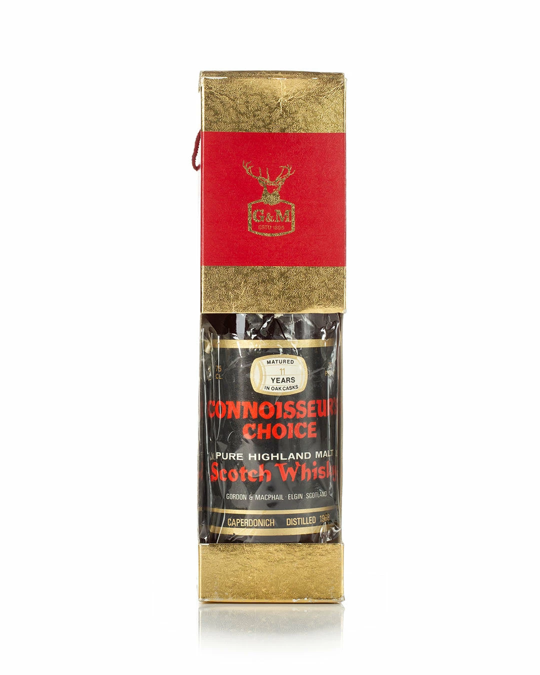 Caperdonich 1968 11 Year Old Connoisseurs Choice Black Label Gordon & Macphail Bottled 1979 75cl With Original Box 5 Caperdonich 1968 11 Year Old Connoisseurs Choice Black Label Gordon & Macphail Bottled 1979 75cl With Original Box - Image 3