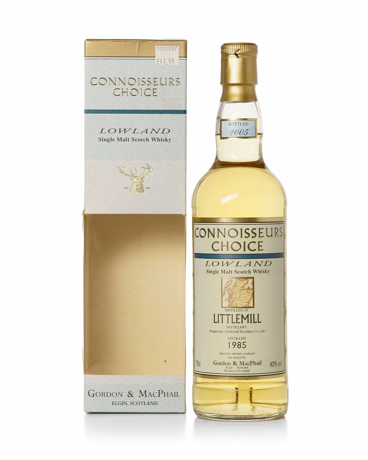 Littlemill 1985 Connoisseurs Choice Gordon & Macphail Bottled 2005 With Original Box 3 Littlemill 1985 Connoisseurs Choice Gordon & Macphail Bottled 2005 With Original Box