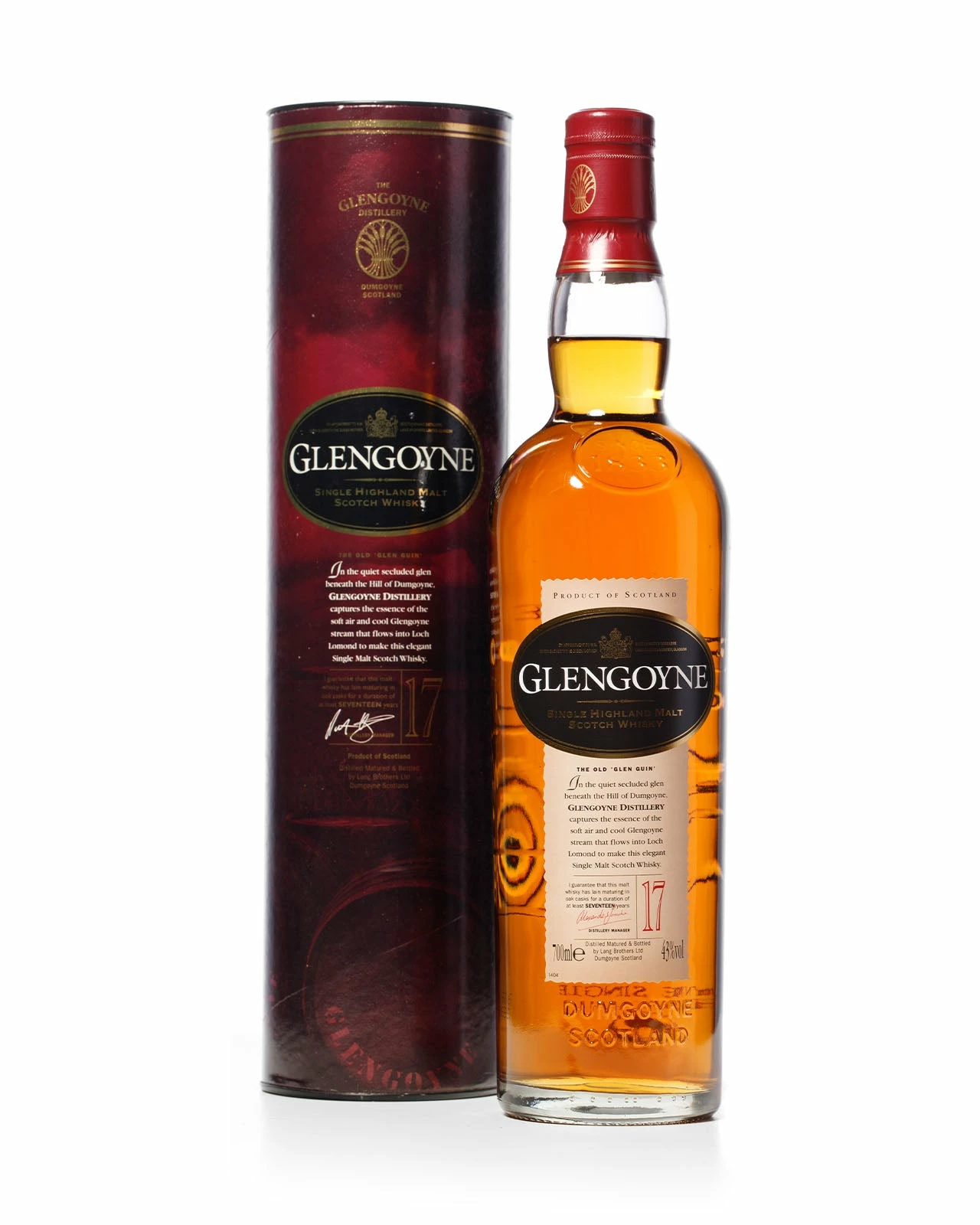 Glengoyne 17 Year Old With Original Tube 3 Glengoyne 17 Year Old With Original Tube