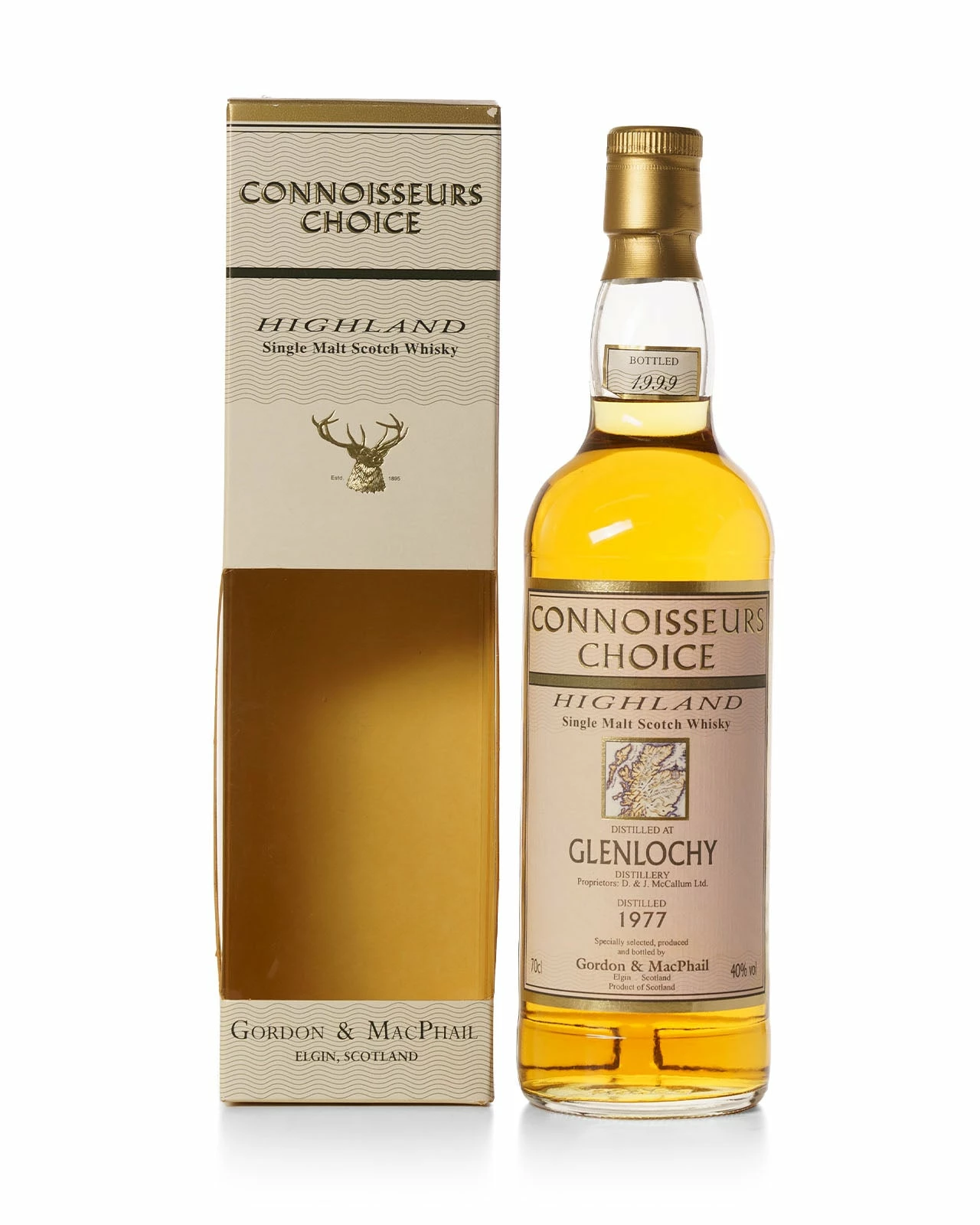 Glenlochy 1977 Connoisseurs Choice Gordon & Macphail Bottled 1999 With Original Box 2 Glenlochy 1977 Connoisseurs Choice Gordon & Macphail Bottled 1999 With Original Box