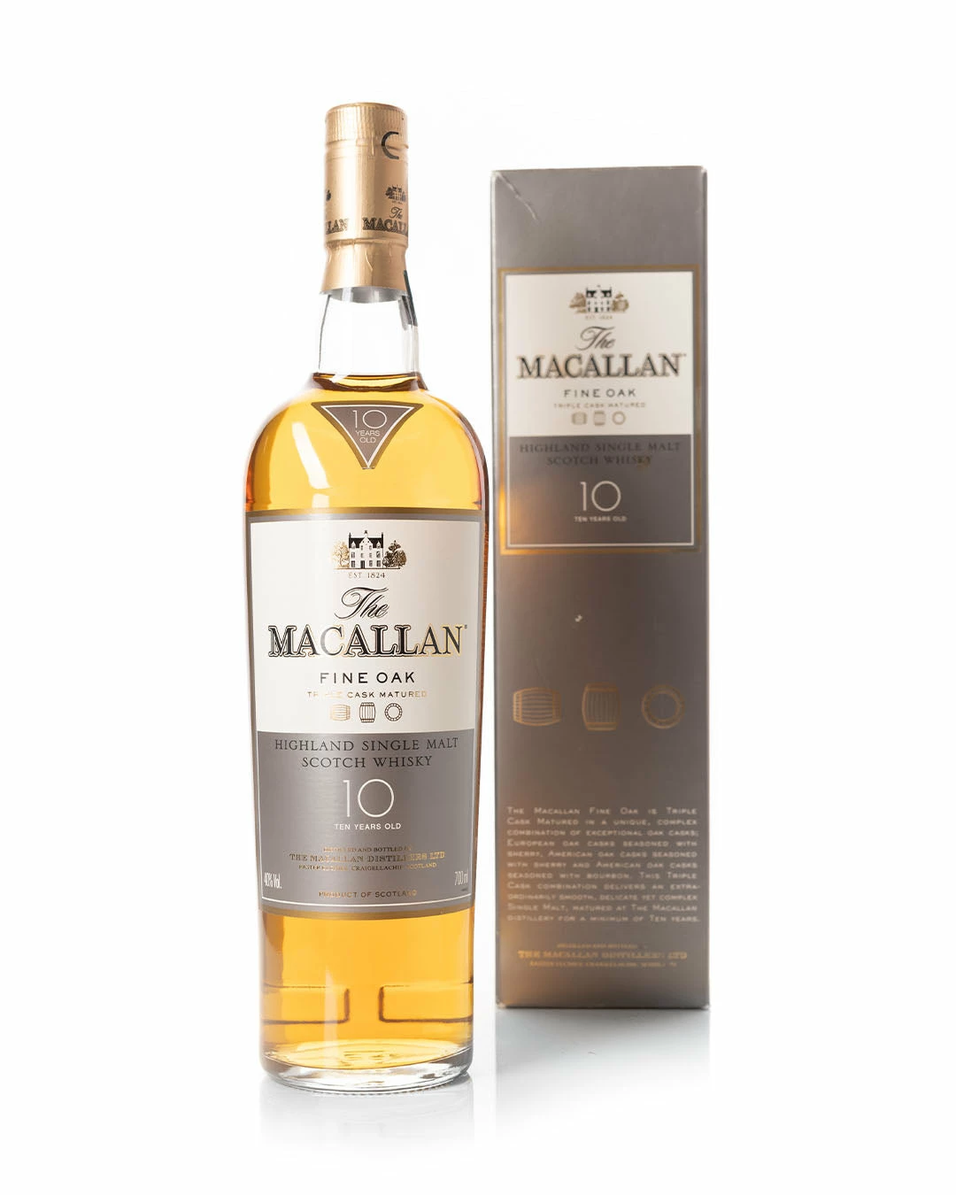 Macallan 10 Year Old Fine Oak Range With Original Box 3 Macallan 10 Year Old Fine Oak Range With Original Box
