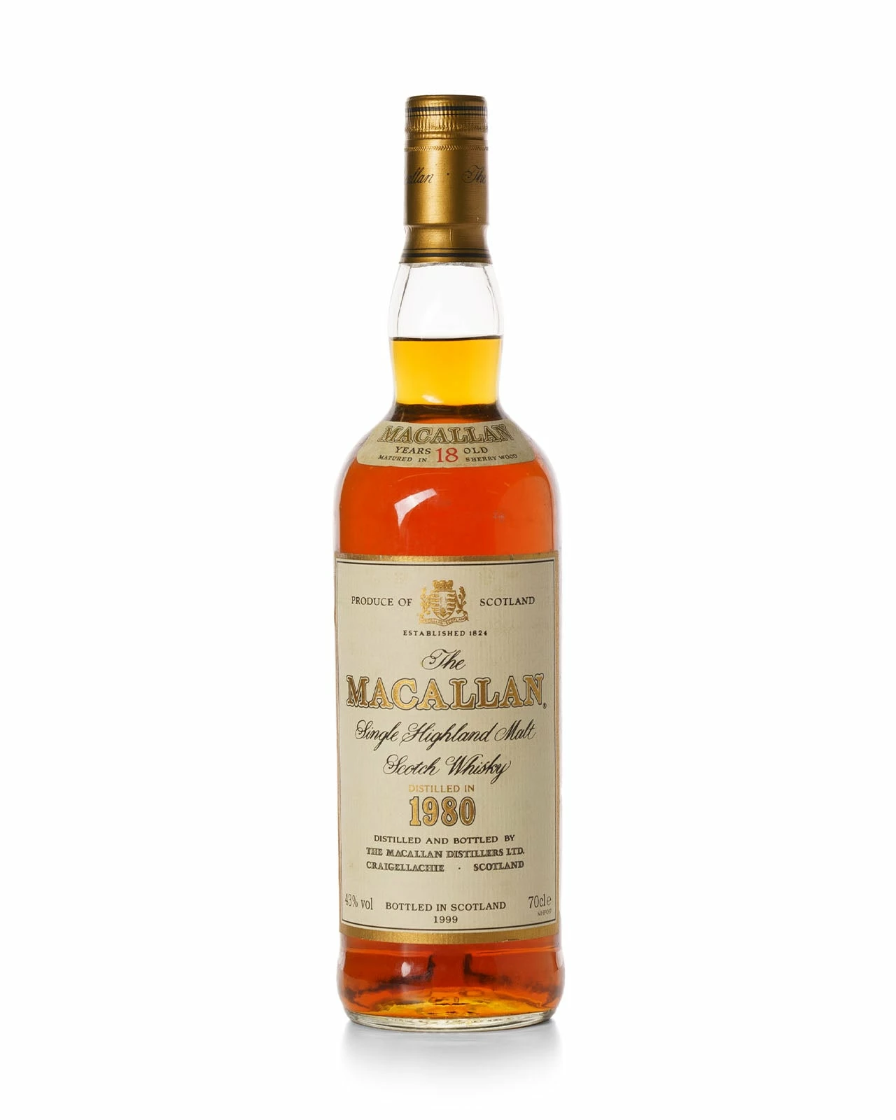 Macallan 1980 18 Year Old Bottled 1999 With Original Box 4 Macallan 1980 18 Year Old Bottled 1999 With Original Box - Image 2